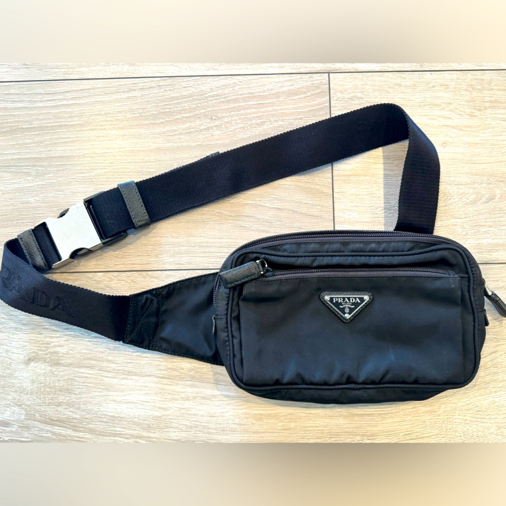 Prada unisex nylon belt bag